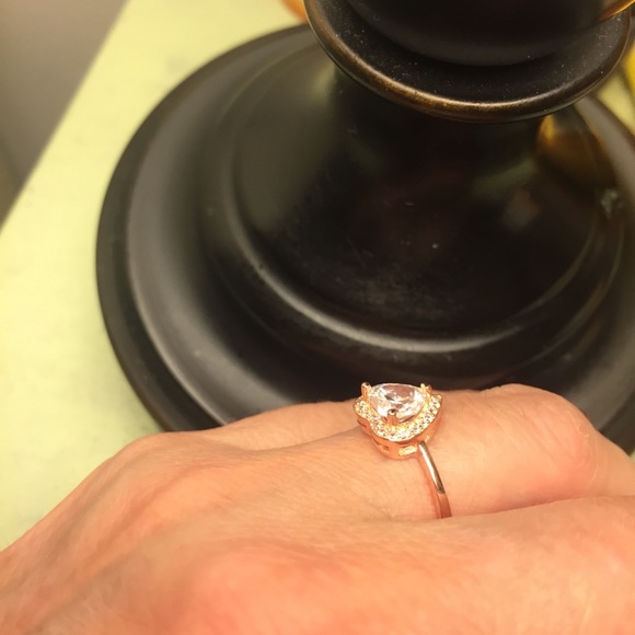 NWT Sterling Silver Ring Rose Gold. Size 5 - Picture 5 of 8